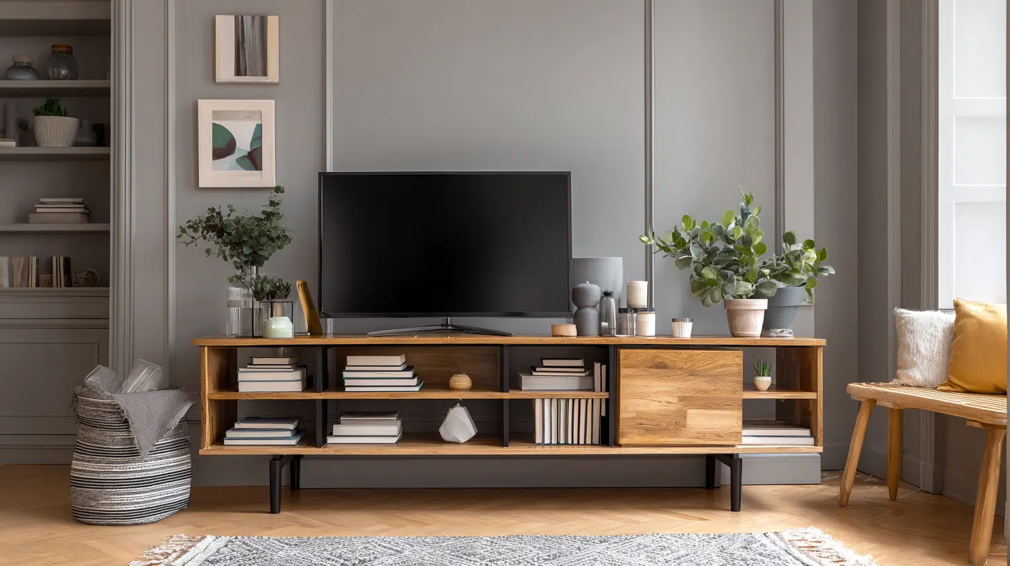 Open-Shelves-Styled-With-Books-And-Decor