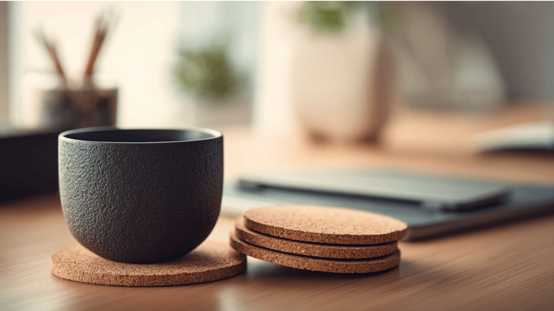 Textured-Desk-Coaster-Set