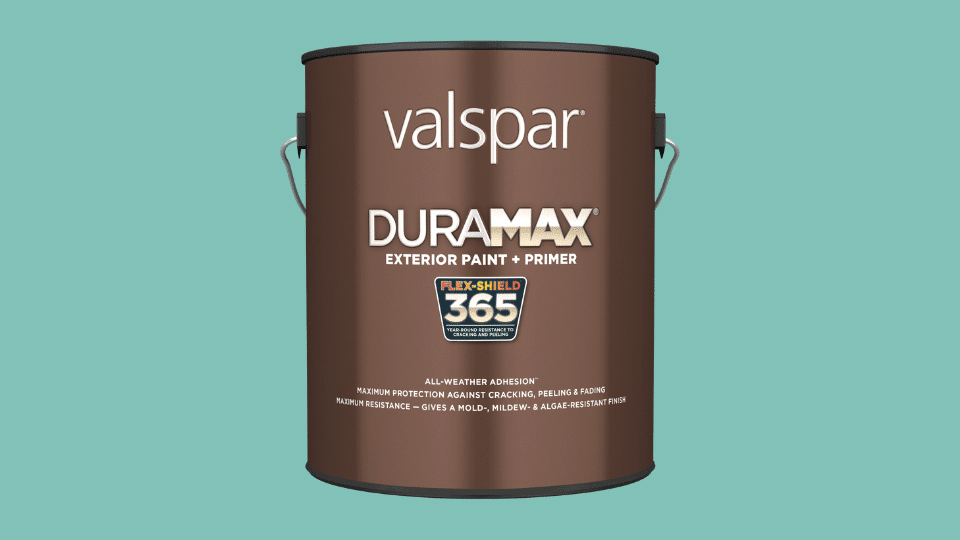 Valspar DuraMax paint on plain background
